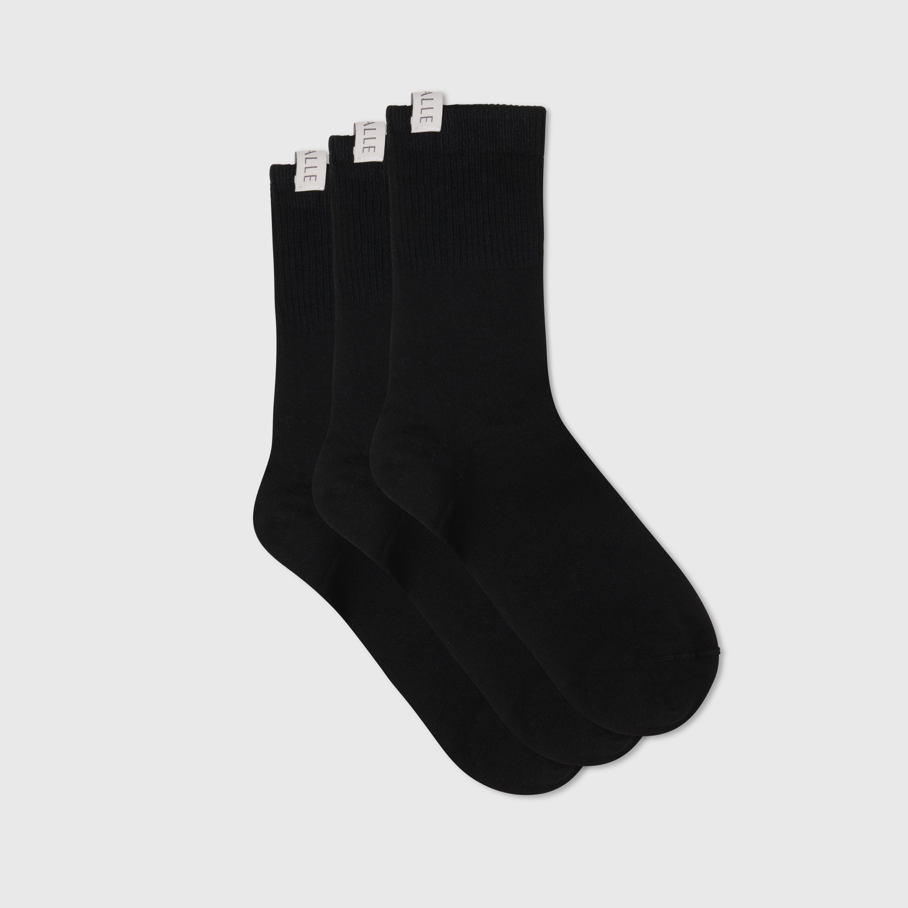 3-Pack Classic Ultra-Soft Bamboo Socks