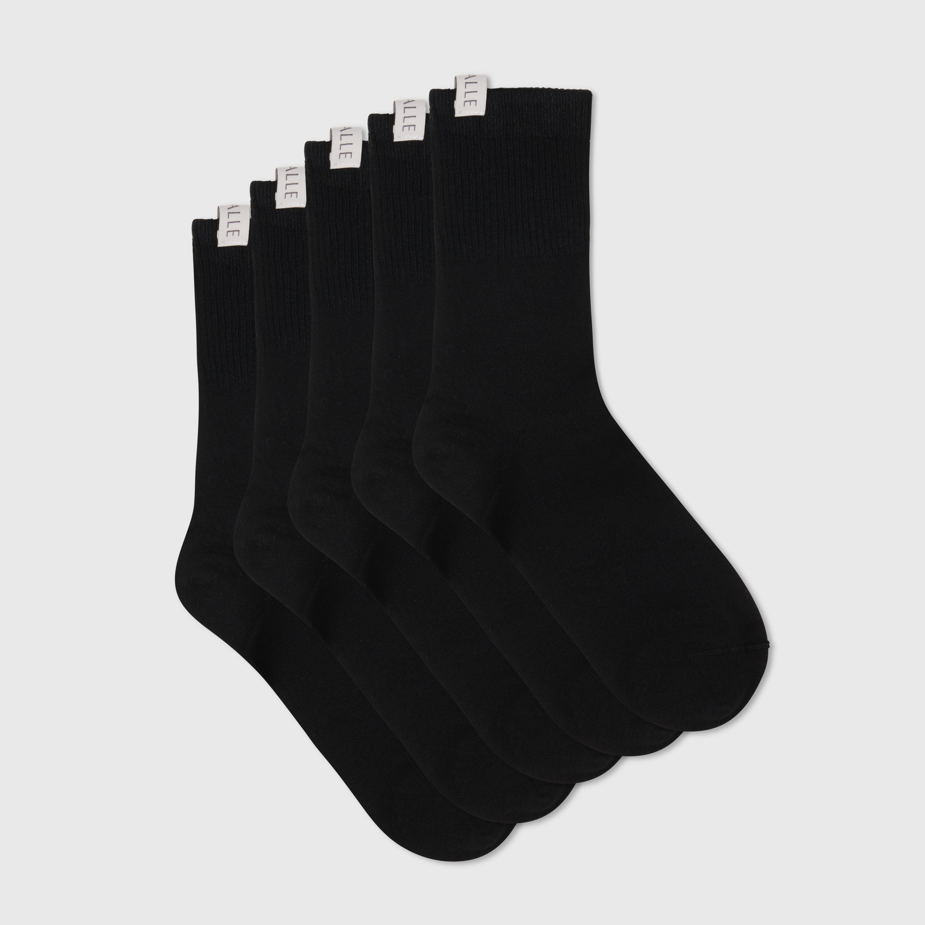 5-Pack Classic Ultra-Soft Bamboo Socks