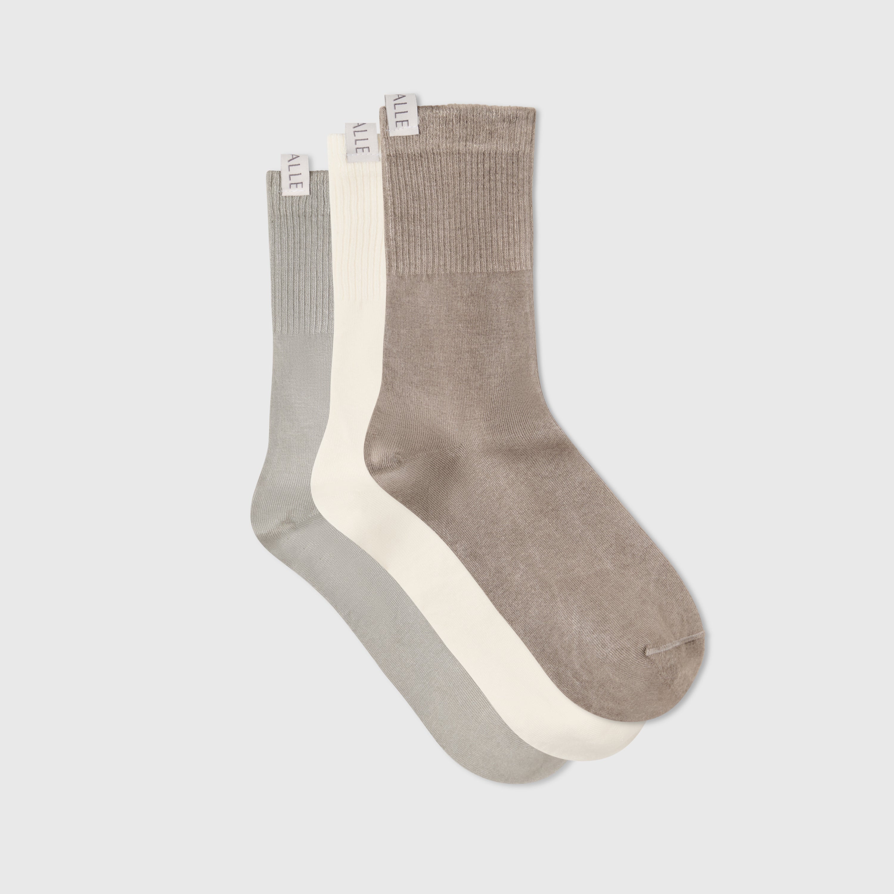 3-Pack Classic Ultra-Soft Bamboo Socks