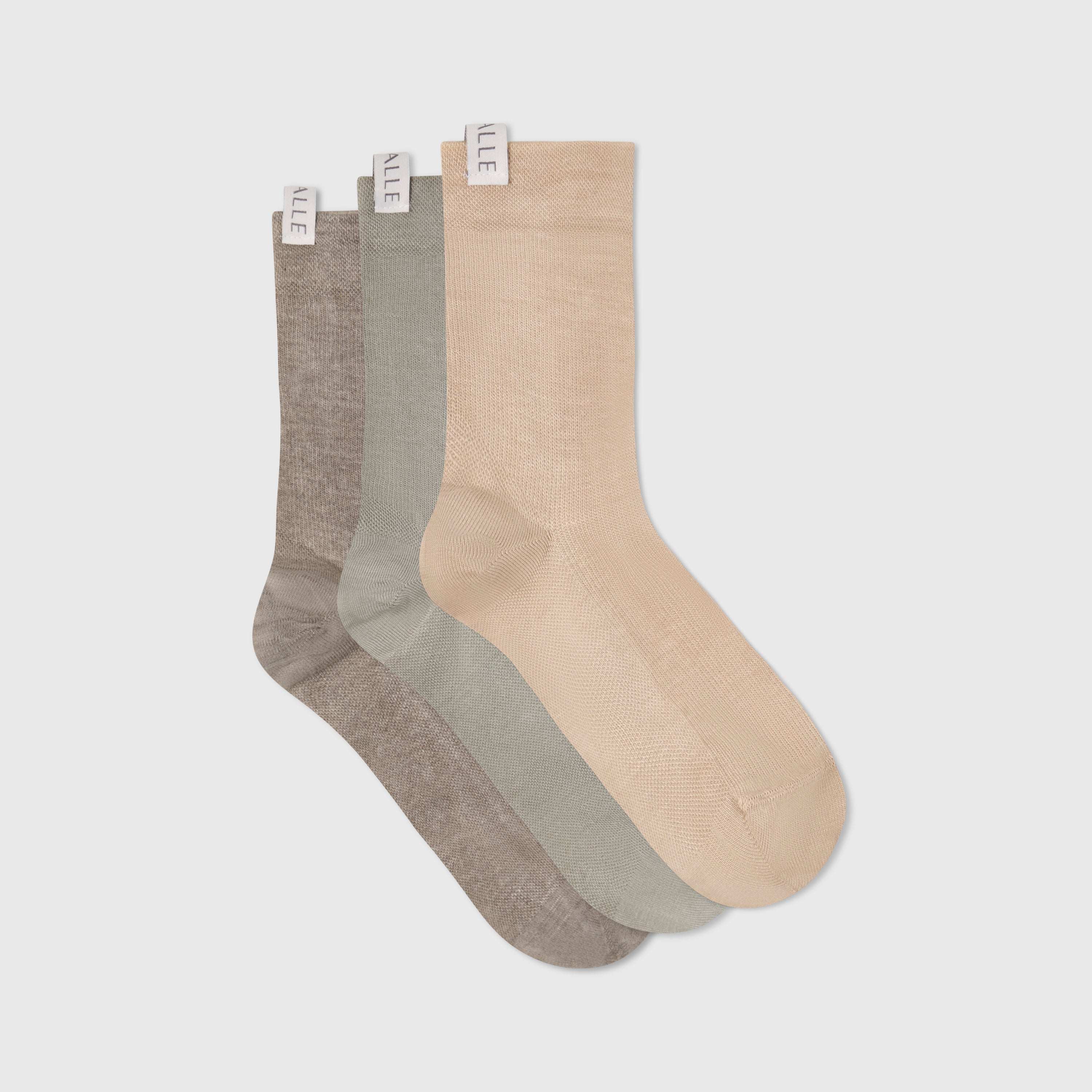 3-Pack Breathable SeaCell™ Socks