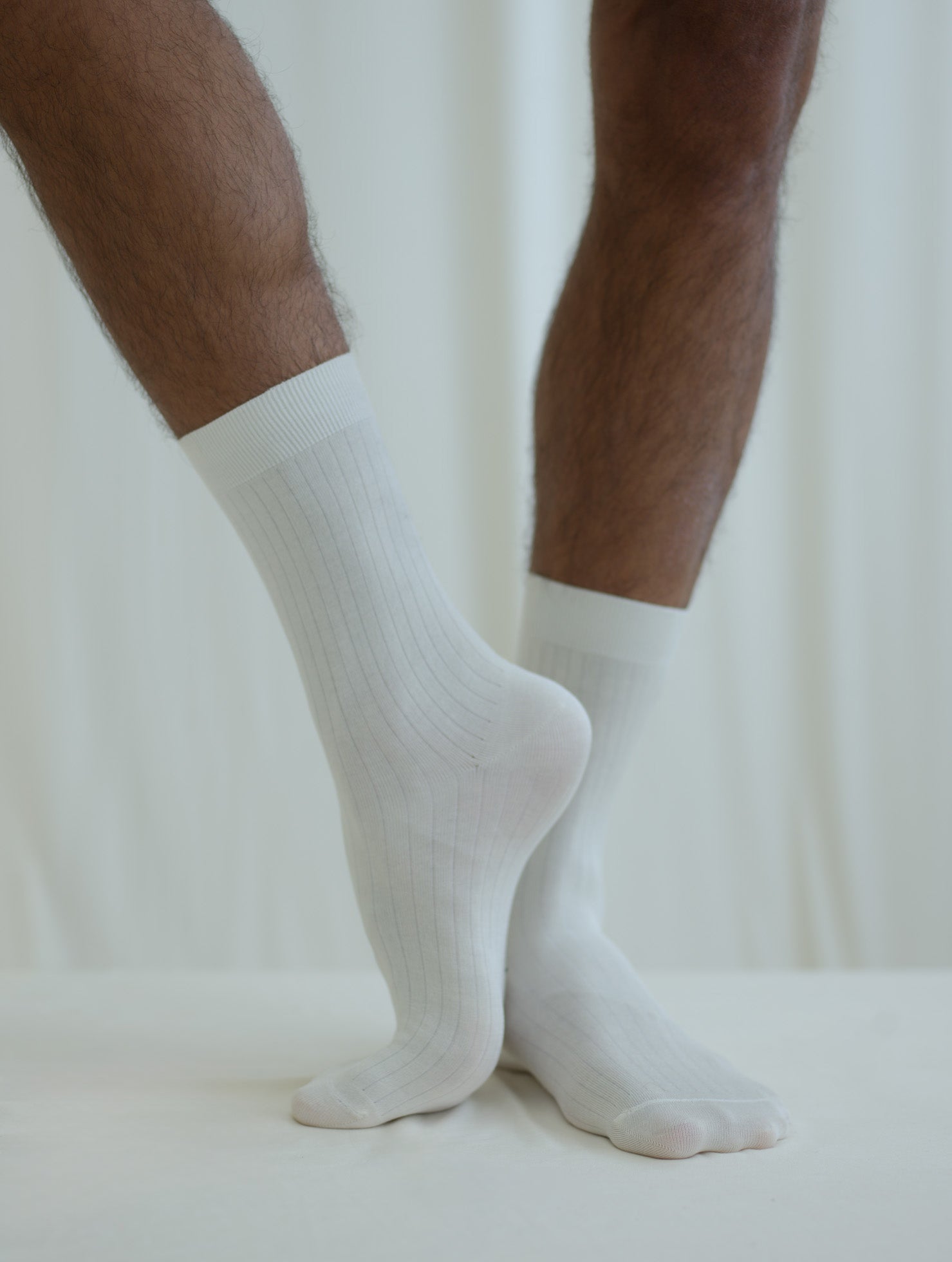 3-Pack Silk Ribbed Socks